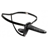Женский страпон с вагинальной пробкой Double Penetrix Strap-on - 15 см. - Pipedream - купить с доставкой в Рубцовске