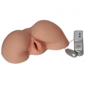 Телесная вибровагина из киберкожи с выносным пультом - LOVETOY (А-Полимер) - в Рубцовске купить с доставкой
