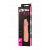 Телесная насадка-удлинитель Extension sleeve - 17 см. - Sitabella - в Рубцовске купить с доставкой