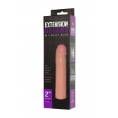 Насадка-удлинитель Extension sleeve телесного цвета - 18,5 см. - Sitabella - в Рубцовске купить с доставкой