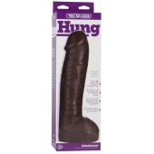 Большая насадка для трусиков Vac-U-Lock Realistic Hung - 31,7 см. - Doc Johnson - купить с доставкой в Рубцовске