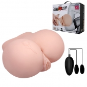 Вагина и анус с вибрацией CrazyBull Vagina and Ass - Baile - в Рубцовске купить с доставкой