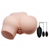 Телесный полуторс с двумя любовными тоннелями и вибрацией - Baile - в Рубцовске купить с доставкой