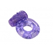 Фиолетовое эрекционное кольцо с вибрацией Rings Axle-pin - Lola Games - в Рубцовске купить с доставкой