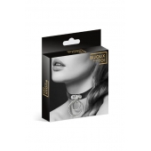 Черный чокер с двумя кольцами - Bijoux Pour Toi - купить с доставкой в Рубцовске