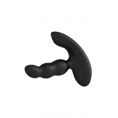 Черный силиконовый стимулятор простаты Levett Nitoc с пультом ДУ - Levett - в Рубцовске купить с доставкой