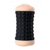 Двухсторонний мастурбатор JOS JANICE в черном цилиндре - JOS - в Рубцовске купить с доставкой