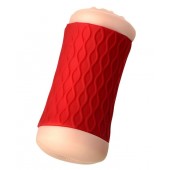 Двухсторонний мастурбатор JOS  NADIN в красном цилиндре - JOS - в Рубцовске купить с доставкой