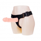Телесный фаллоимитатор на трусиках Jessica Strap-On - 15,5 см. - Baile - купить с доставкой в Рубцовске