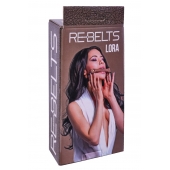 Кляп-трензель Lora с металлическими кольцами - Rebelts - купить с доставкой в Рубцовске
