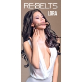 Кляп-трензель Lora с металлическими кольцами - Rebelts - купить с доставкой в Рубцовске