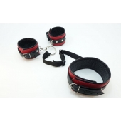 Кожаный БДСМ-набор - БДСМ Арсенал - купить с доставкой в Рубцовске