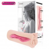 Мастурбатор-вагина Nara с двойным слоем материала - KOKOS - в Рубцовске купить с доставкой