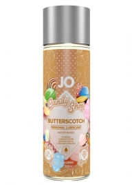 Смазка на водной основе Candy Shop Butterscotch с ароматом ирисок - 60 мл. - System JO - купить с доставкой в Рубцовске