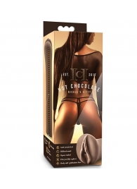 Коричневый мастубратор-вагина Nicole s Kitty - Blush Novelties - в Рубцовске купить с доставкой