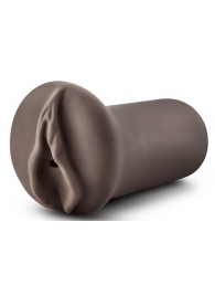 Коричневый мастубратор-вагина Nicole s Kitty - Blush Novelties - в Рубцовске купить с доставкой