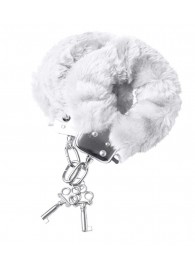 Наручники с белой меховой опушкой - ToyFa - купить с доставкой в Рубцовске