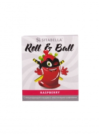 Стимулирующий презерватив-насадка Roll   Ball Raspberry - Sitabella - купить с доставкой в Рубцовске