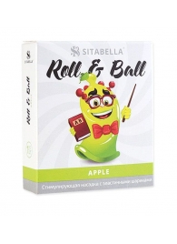 Стимулирующий презерватив-насадка Roll   Ball Apple - Sitabella - купить с доставкой в Рубцовске