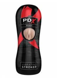 Мастурбатор-вагина Vibrating Pussy Stroker с вибрацией - Pipedream - в Рубцовске купить с доставкой