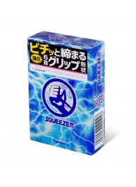 Презервативы Sagami Squeeze волнистой формы - 5 шт. - Sagami - купить с доставкой в Рубцовске