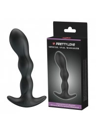 Черный анальный стимулятор простаты с вибрацией Special Anal Massager - 14,5 см. - Baile - в Рубцовске купить с доставкой