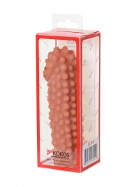 Телесная насадка на фаллос с бугорками KOKOS Extreme Sleeve 10 - 15,8 см. - KOKOS - в Рубцовске купить с доставкой