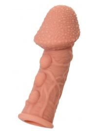 Насадка на фаллос с пузыриками, венками и ребристостью KOKOS Extreme Sleeve 09 - 12,7 см. - KOKOS - в Рубцовске купить с доставкой