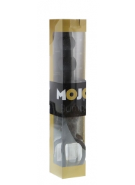Черная ёлочка-насадка для двойного проникновения Mojo Bumpy - 15 см. - Seven Creations - в Рубцовске купить с доставкой
