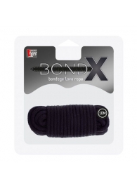 Черная веревка для связывания BONDX LOVE ROPE - 10 м. - Dream Toys - купить с доставкой в Рубцовске