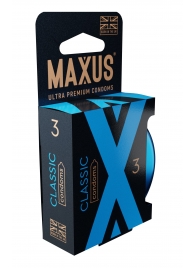 Классические презервативы в железном кейсе MAXUS Classic - 3 шт. - Maxus - купить с доставкой в Рубцовске