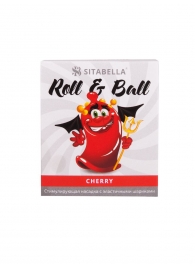 Стимулирующий презерватив-насадка Roll   Ball Cherry - Sitabella - купить с доставкой в Рубцовске