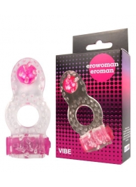 Прозрачное эрекционное кольцо Erowoman-Eroman - Erowoman-Eroman - в Рубцовске купить с доставкой