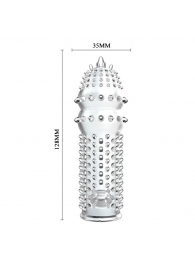 Закрытая прозрачная насадка Crystal sleeve - 14,2 см. - Erowoman-Eroman - в Рубцовске купить с доставкой