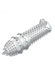 Закрытая прозрачная насадка Crystal sleeve - 14,2 см. - Erowoman-Eroman - в Рубцовске купить с доставкой