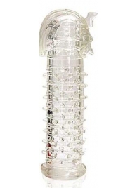 Закрытая прозрачная насадка на пенис Crystal Sleeve Faraon - 13,5 см. - Erowoman-Eroman - в Рубцовске купить с доставкой
