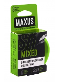 Презервативы в железном кейсе MAXUS Mixed - 3 шт. - Maxus - купить с доставкой в Рубцовске