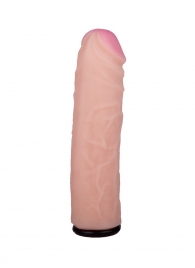 Черный пояс-трусики с насадкой  Гламур Dana  - 15,5 см. - LOVETOY (А-Полимер) - купить с доставкой в Рубцовске