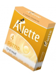 Презервативы Arlette Dotted с точечной текстурой - 3 шт. - Arlette - купить с доставкой в Рубцовске