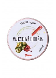 Массажная свеча «Массажный коктейль» с ароматом пина колады - 30 мл. - ToyFa - купить с доставкой в Рубцовске