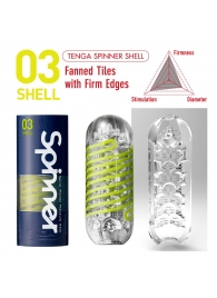 Мастурбатор SPINNER Shell - Tenga - в Рубцовске купить с доставкой