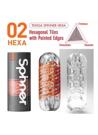 Мастурбатор SPINNER Hexa - Tenga - в Рубцовске купить с доставкой