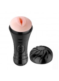 Мастурбатор-ротик в тубе с 7 уровнями вибрации и выносным пультом - Baile - в Рубцовске купить с доставкой