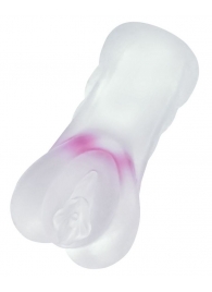Прозрачный реалистичный мастурбатор Juicy Pussy Crystal Rose - ToyFa - в Рубцовске купить с доставкой