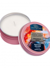 Массажная свеча  Фруктовая фантазия - БиоМед - купить с доставкой в Рубцовске