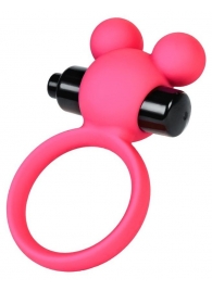 Розовое виброкольцо на пенис A-Toys - A-toys - в Рубцовске купить с доставкой