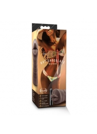 Коричневый мастурбатор-ротик Heather - Blush Novelties - в Рубцовске купить с доставкой