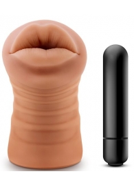 Кофейный мастурбатор-ротик Isabella - Blush Novelties - в Рубцовске купить с доставкой