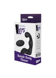Черный вибромассажер простаты REMOTE BOOTY PLEASER - Dream Toys - в Рубцовске купить с доставкой