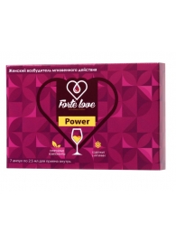 Женский возбудитель мгновенного действия Forte Love Power - 7 ампул (2,5 мл.) - Капиталпродукт - купить с доставкой в Рубцовске
